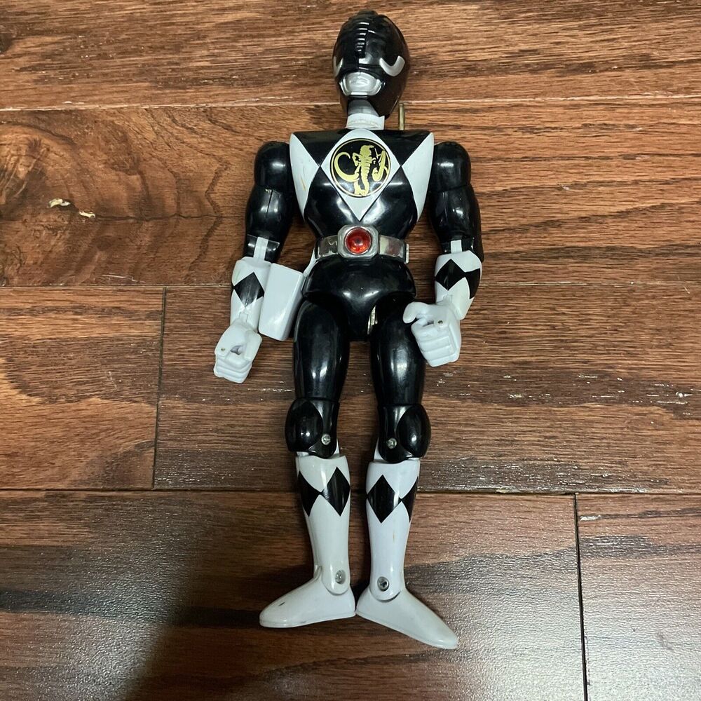 Mighty Morphin Power Ranger, KARATE KICK ZACK 8" BLACK RANGER, Bandai 1994